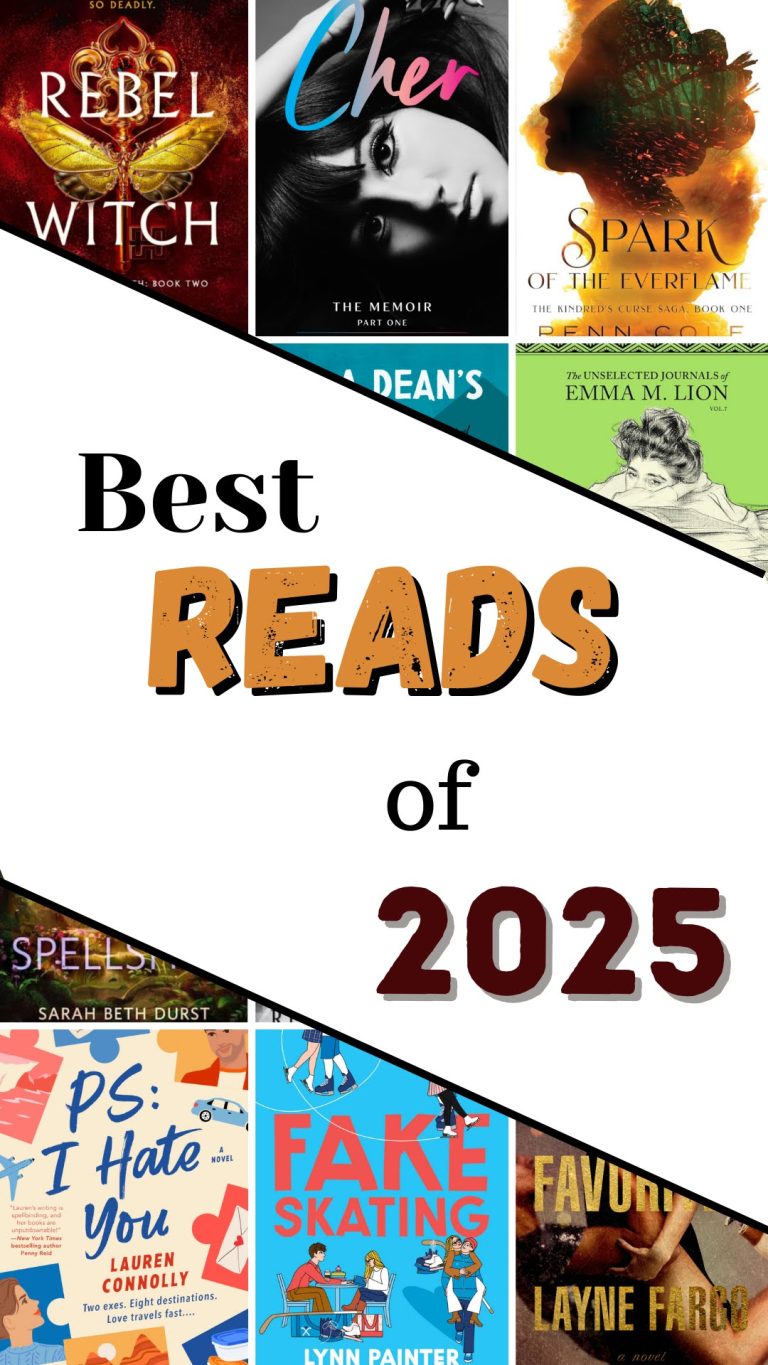 "Best Reads of 2025" amongst some of the book covers