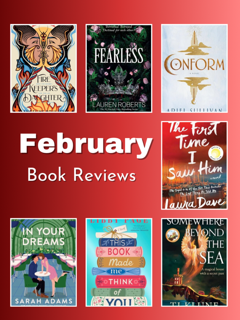 February Book Reviews with images of book covers