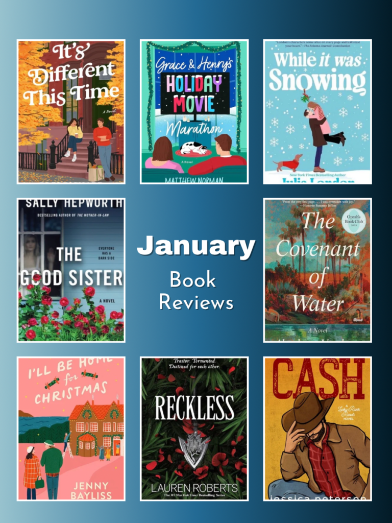 January Book Reviews and Recommendations with pictures of book covers