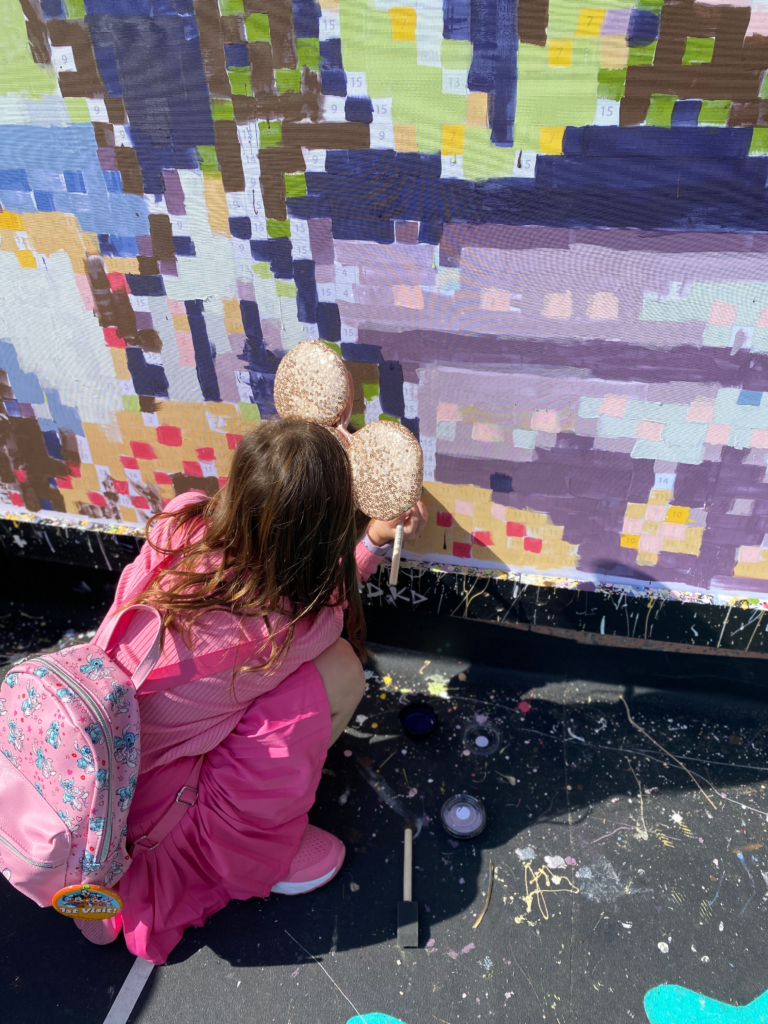 Paint by Number at Epcot
