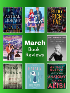 March Book Reviews with all the book covers