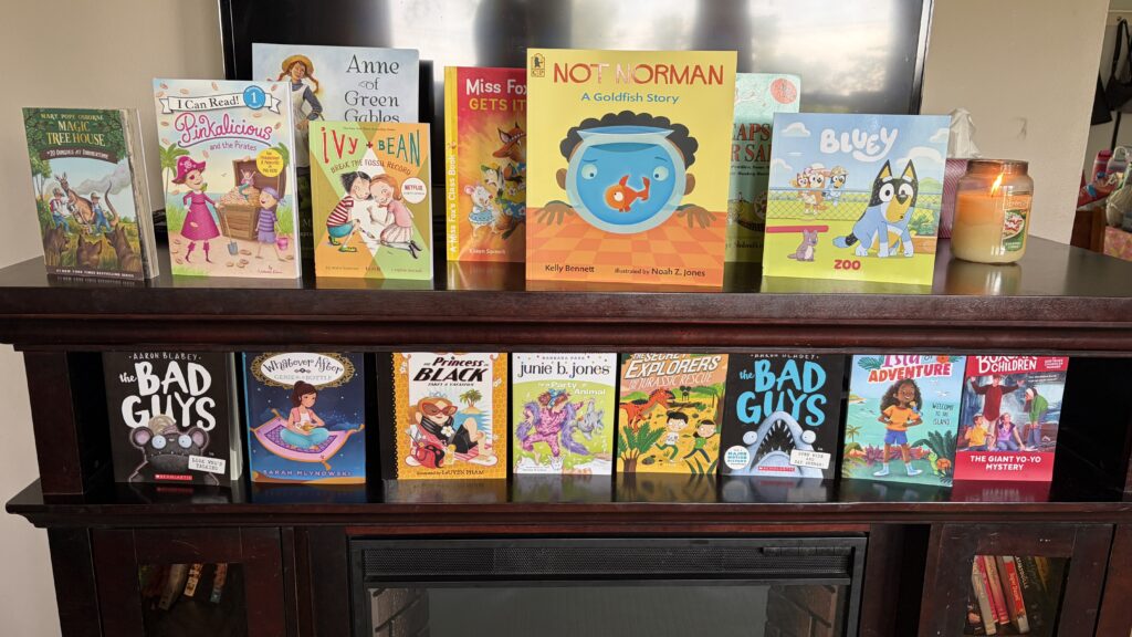 books for the favor bags