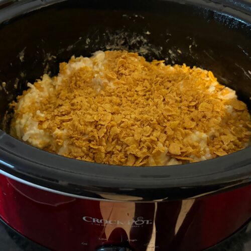 Slow Cooker Cheesy Hash Brown Casserole