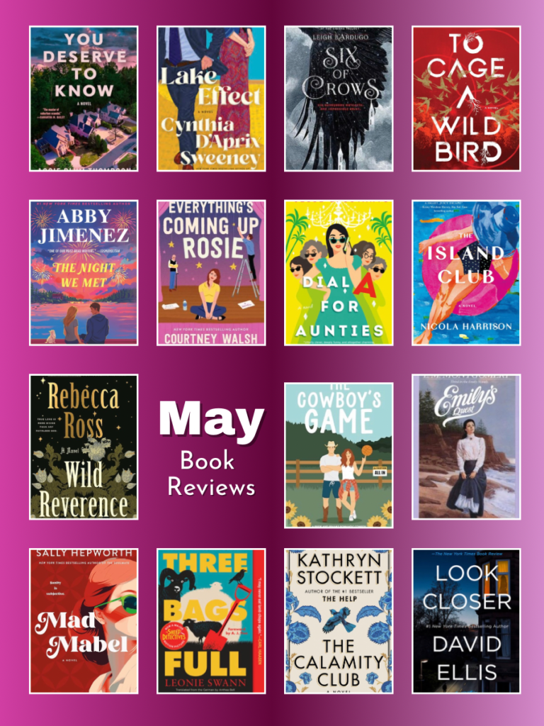 May Book Reviews with all the book covers