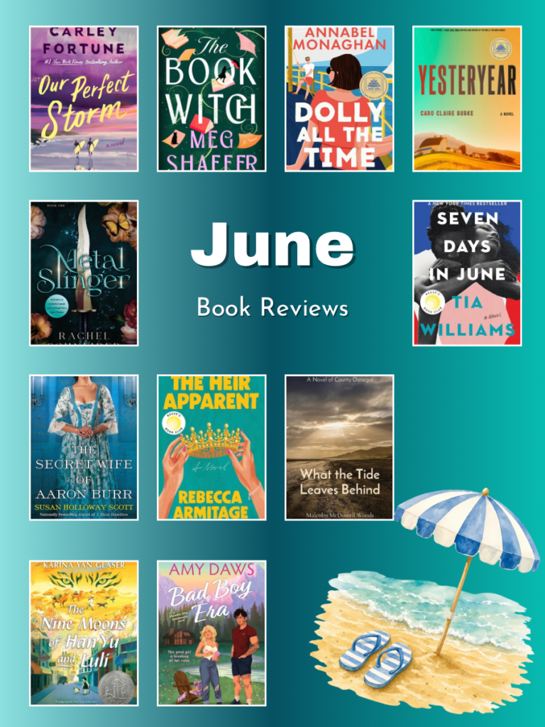 June book reviews with all the book covers